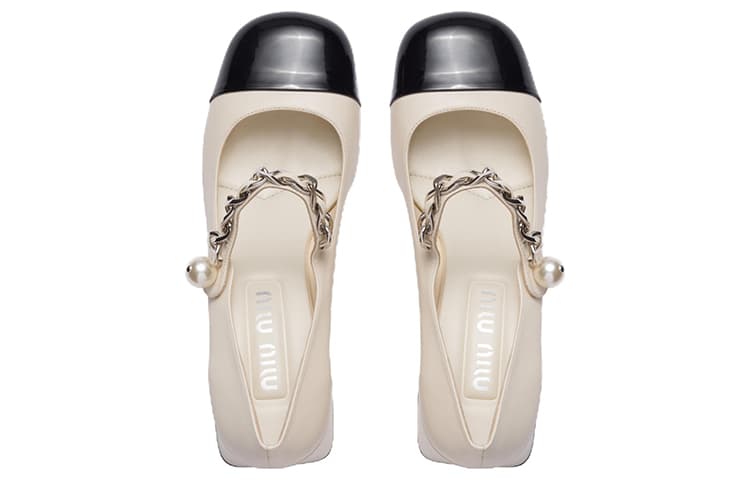 MIU Туфли Мэри Джейн с ремешком-цепочкой MIU