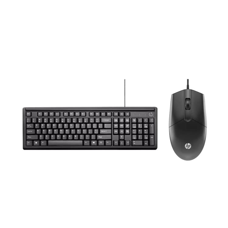HP HUIPU M260+K100 Wired Office, Home And Business Quiet Office USB Keyboard & Mouse Set Keyboards