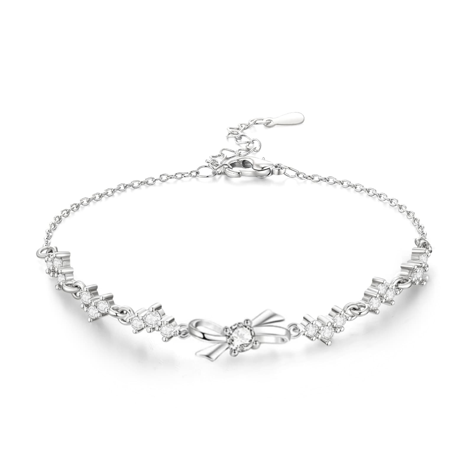 Jodie&Kevin Zircon Bracelets Women's Silver