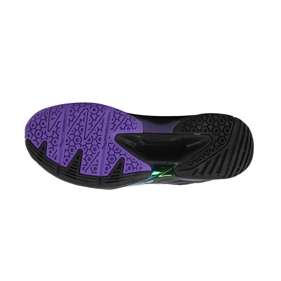 VICTOR Амортизирующие, противоскользящие, устойчивые к истиранию, дышащие покрытия, низкие туфли для бадминтона, унисекс, черные, фиолетовые