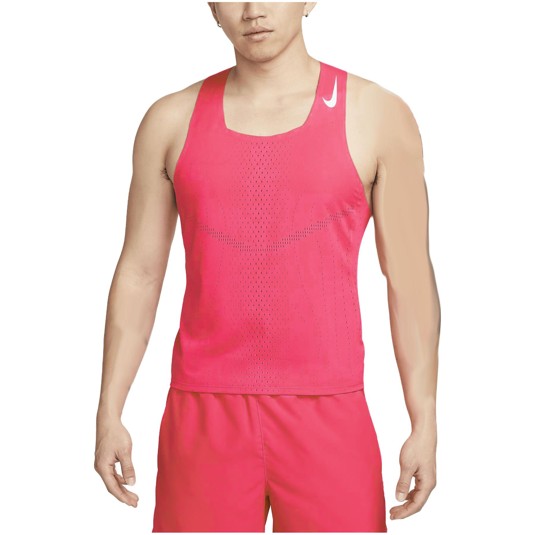 Мужская майка для бега Nike Dri Fit розовая