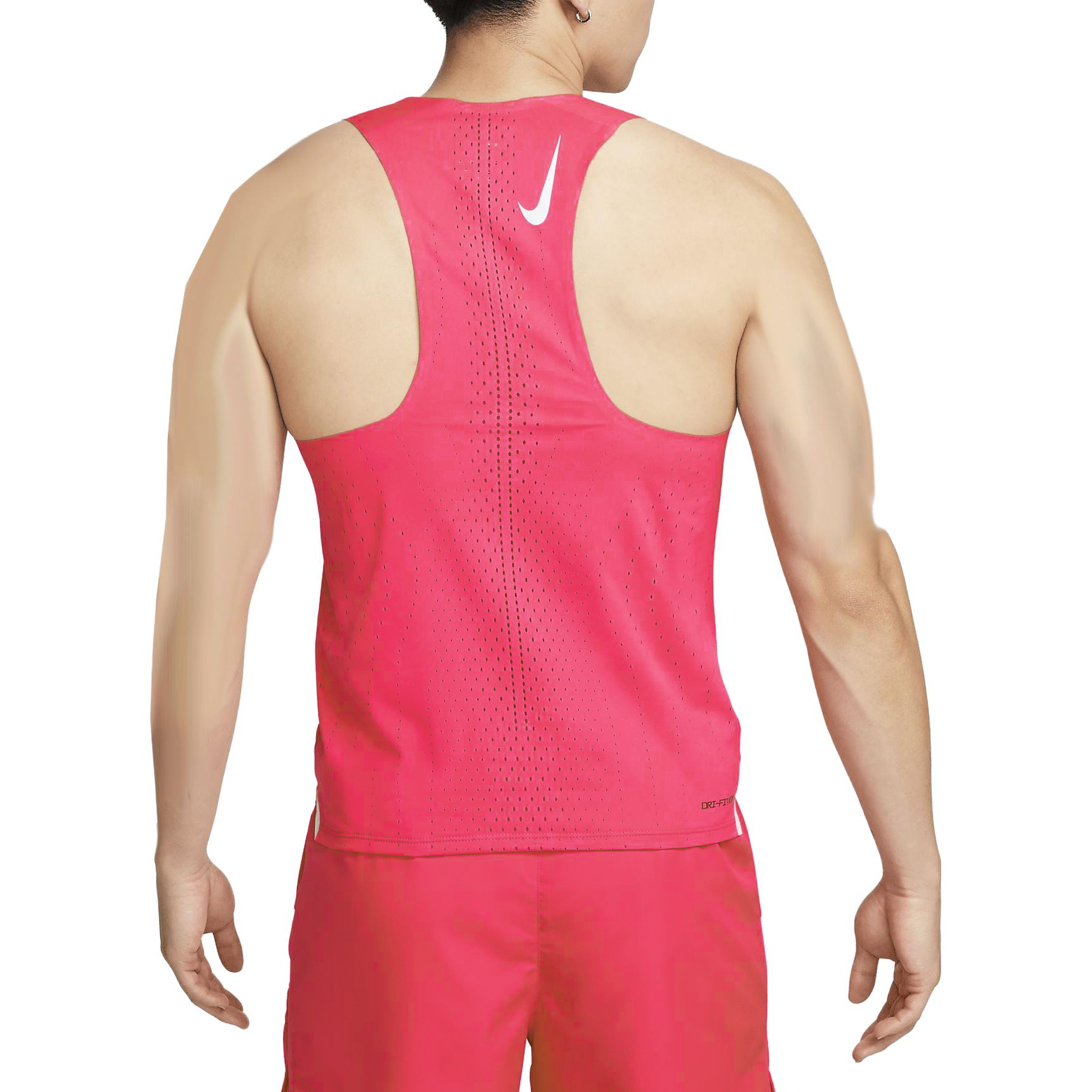 Мужская майка для бега Nike Dri Fit розовая