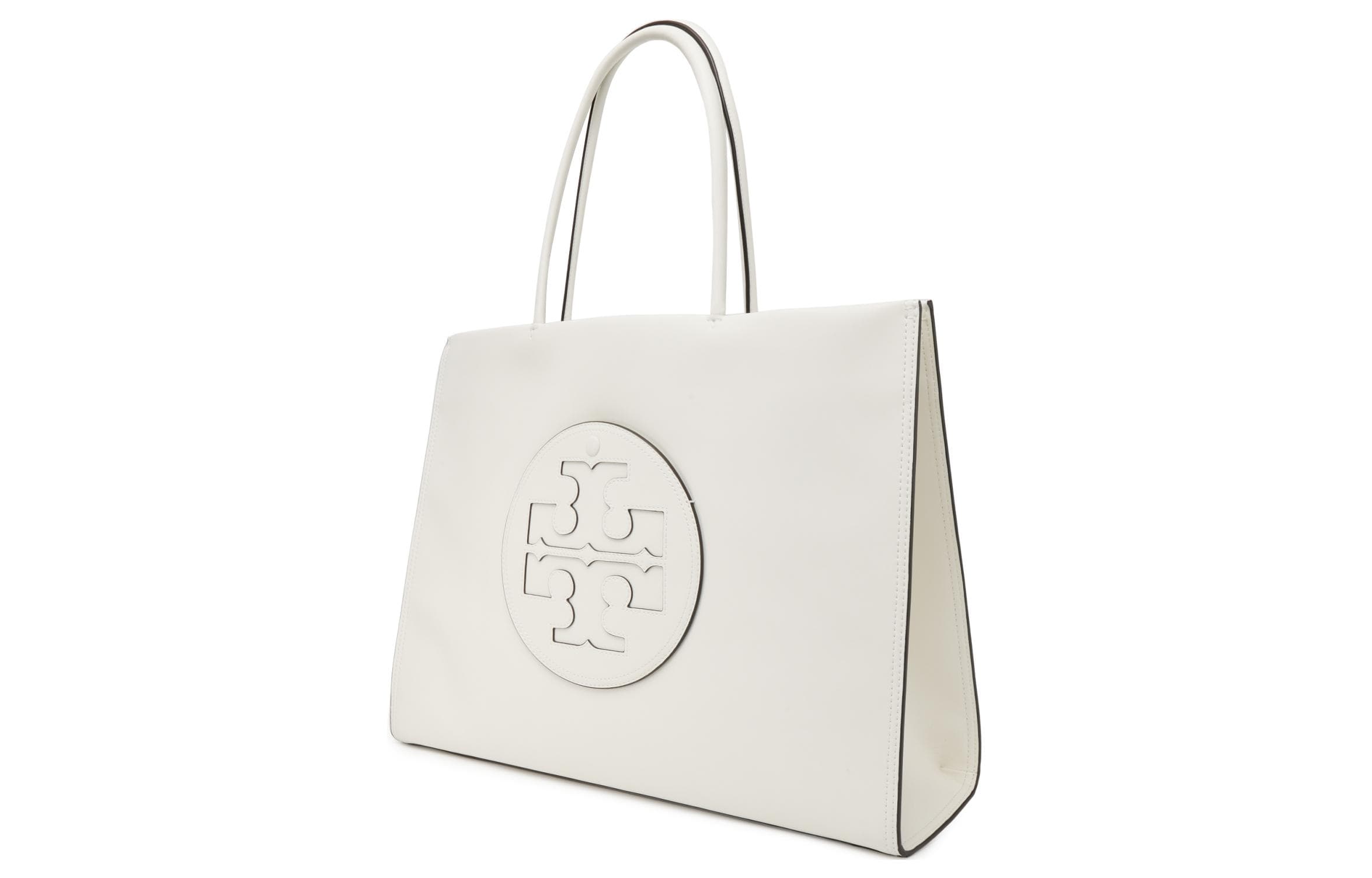 TORY BURCH Ella Bio Сумка-тоут теплого белого цвета