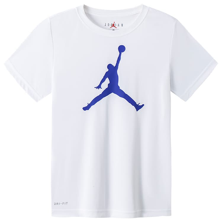 Jordan Dri FIT T Shirt White Kids'