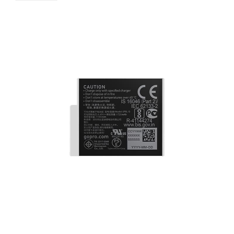 Батареи для камер GoPro Литиевая батарея Enduro Литиевая батарея HERO12/11/10/9