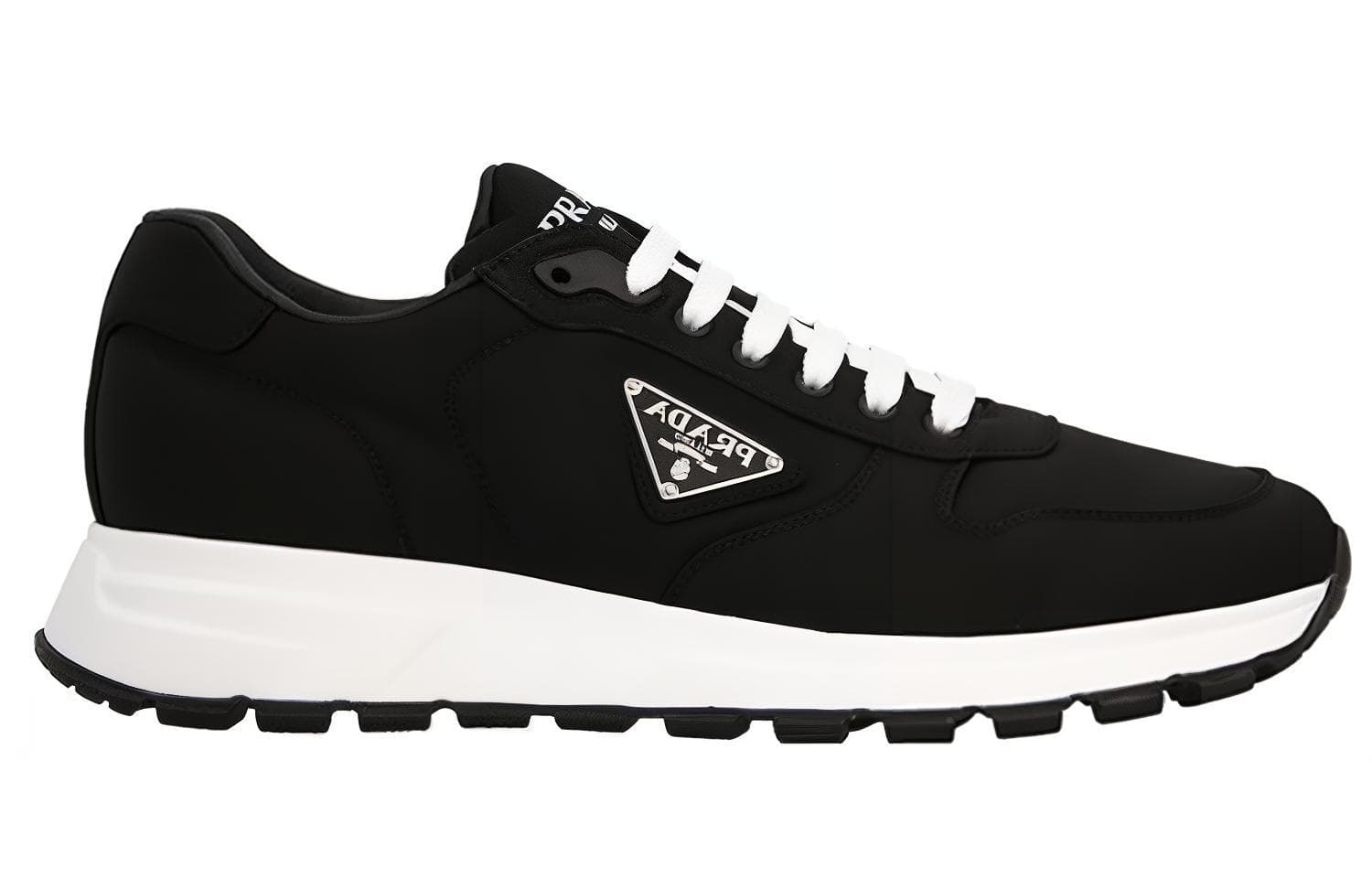 Кроссовки PRADA из нейлона с треугольным логотипом