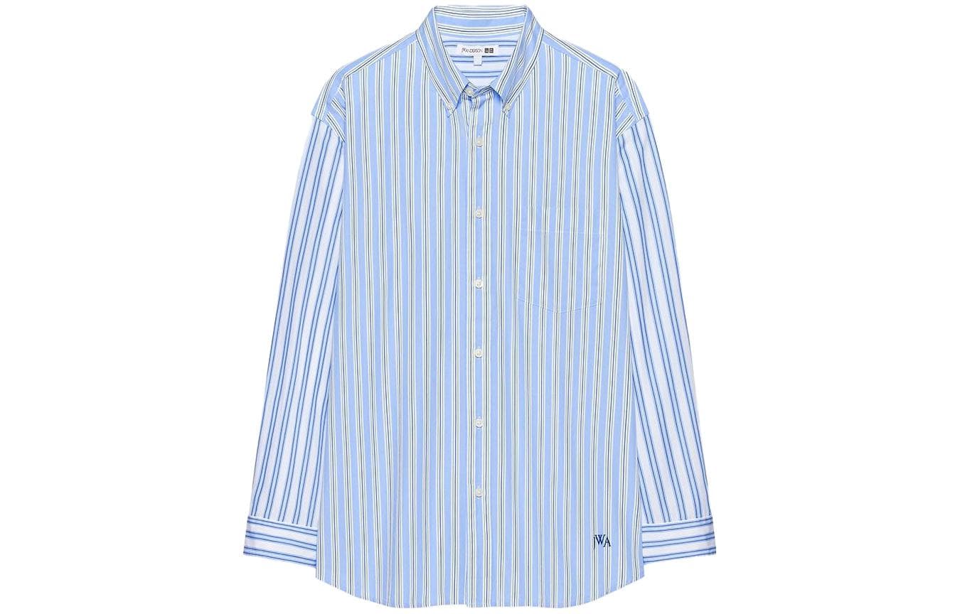 Jw Anderson X UNIQLO Jw Anderson Co Branded Series Shirts Men's Pink/Blue