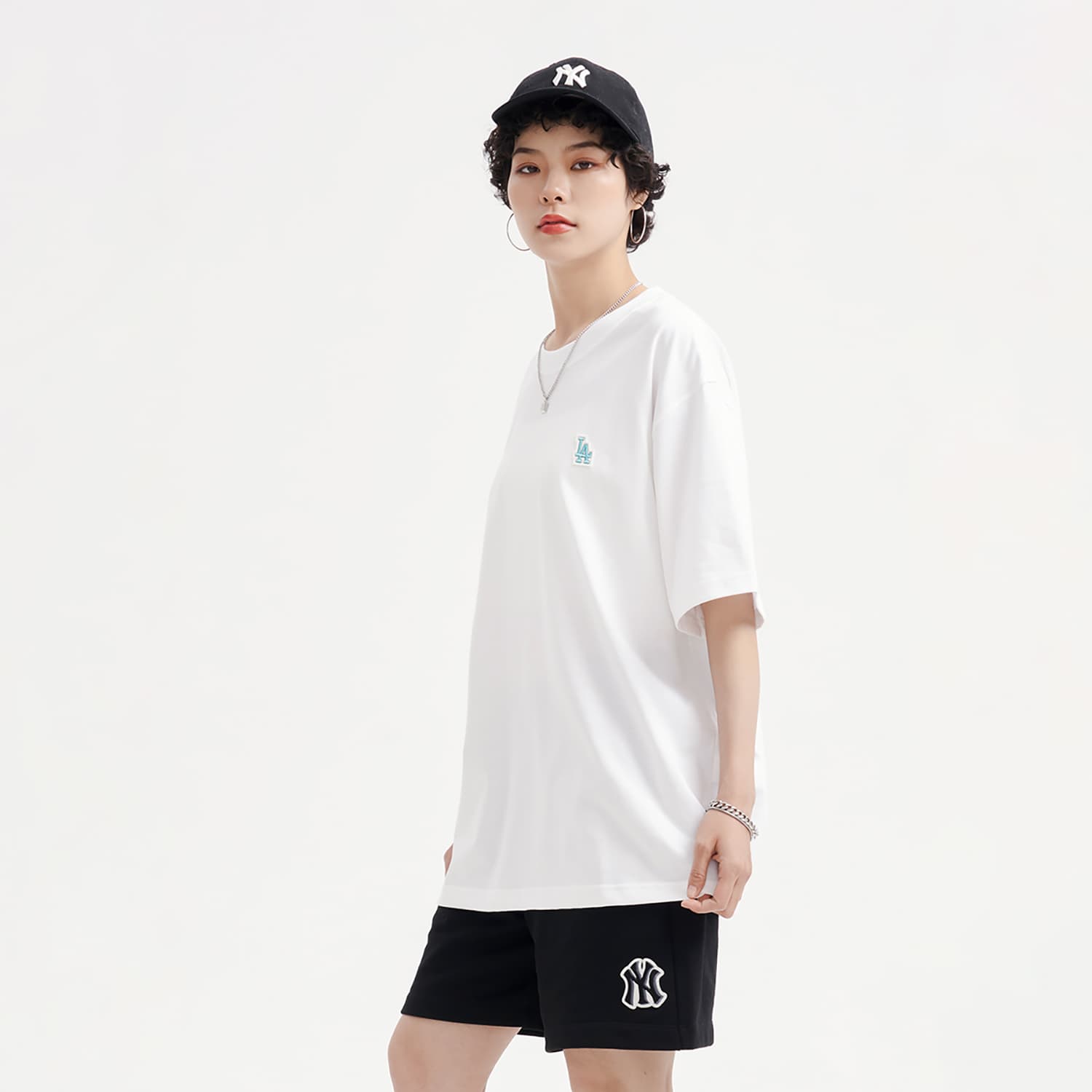 Футболка MLB Los Angeles Dodgers унисекс, белая