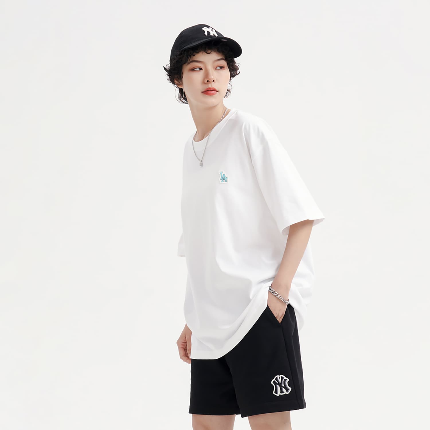 Футболка MLB Los Angeles Dodgers унисекс, белая