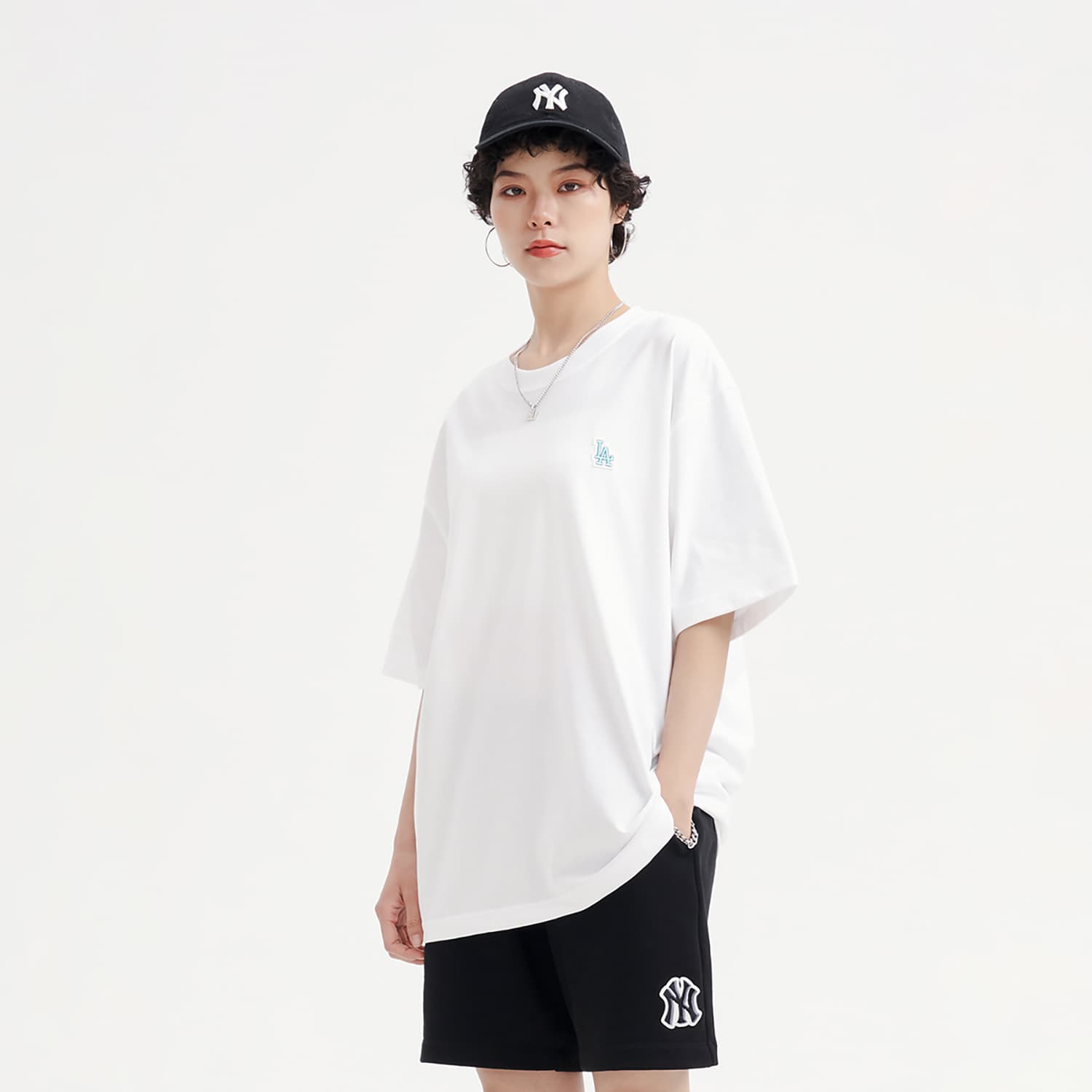 Футболка MLB Los Angeles Dodgers унисекс, белая