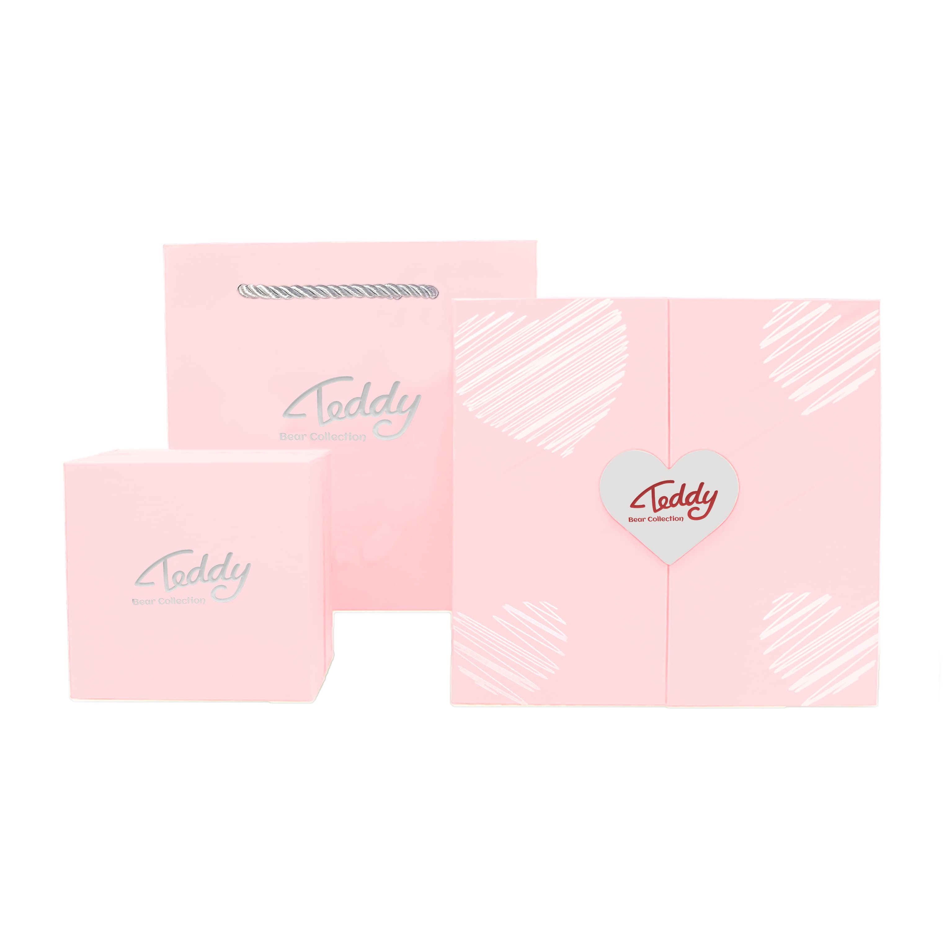 Женские изящные серебряные ожерелья Teddy Bear Collection S999