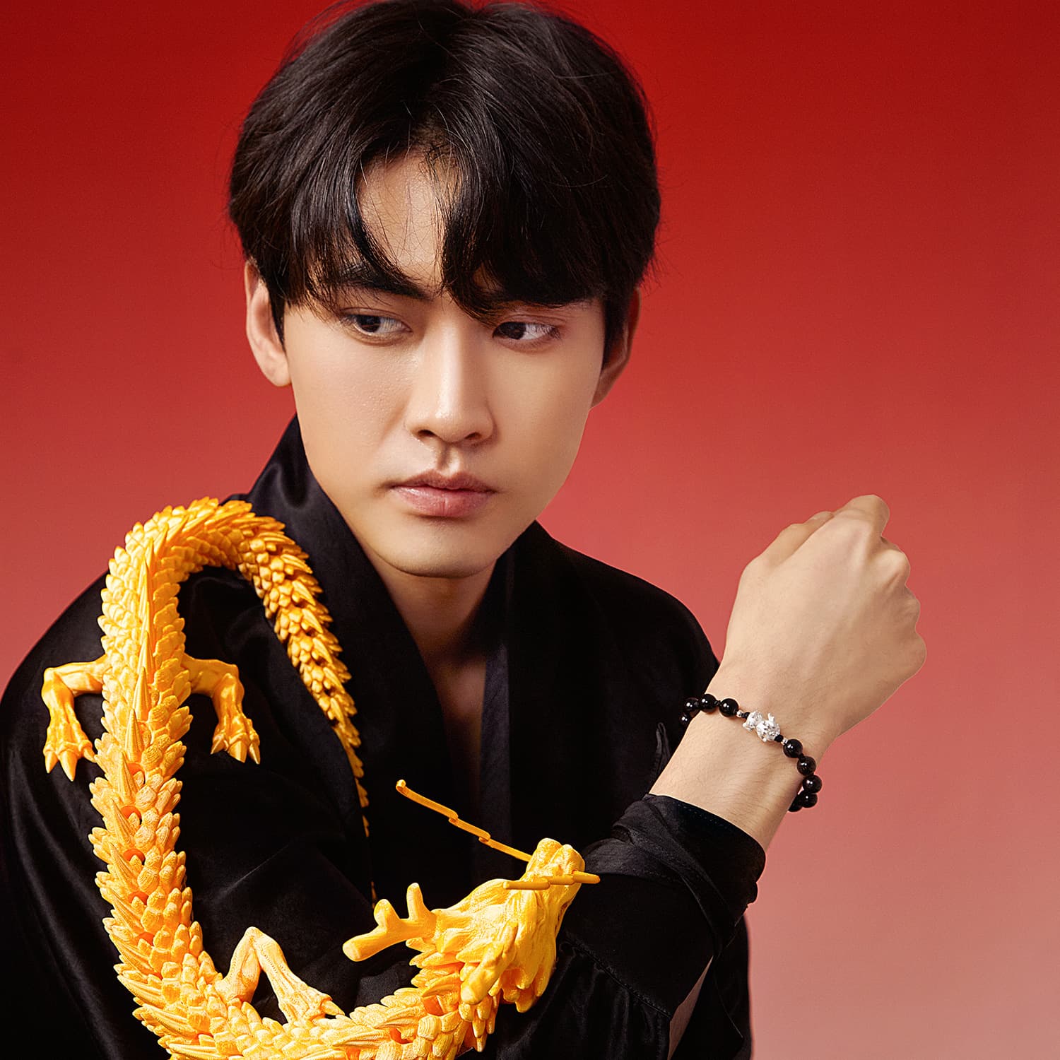 STYLEJING Браслеты с розовыми кристаллами унисекс