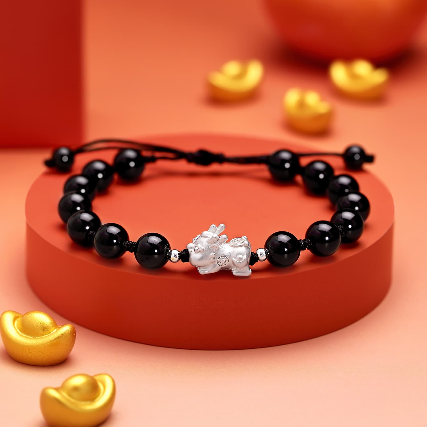 STYLEJING Браслеты с розовыми кристаллами унисекс