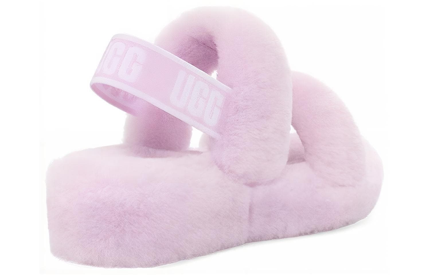 UGG Oh Yeah Fuzzy Тапочки женские лавандовые пыльно-фиолетовые