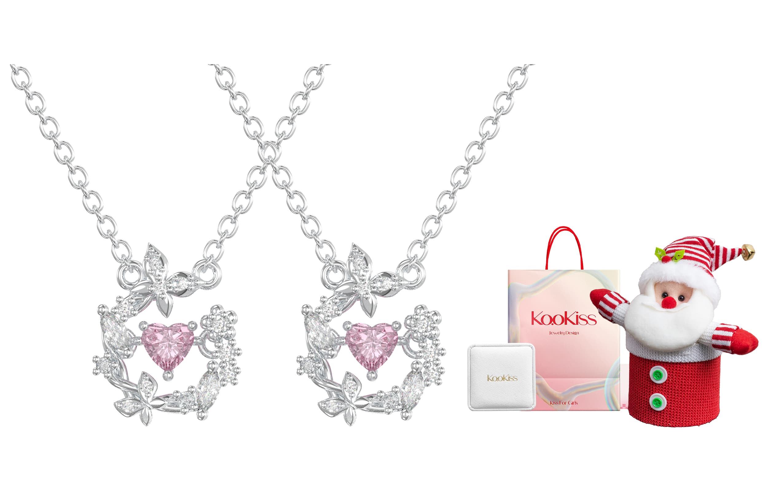 KOOKISS S925 Серебро/Сплав Ожерелья Унисекс Серебро