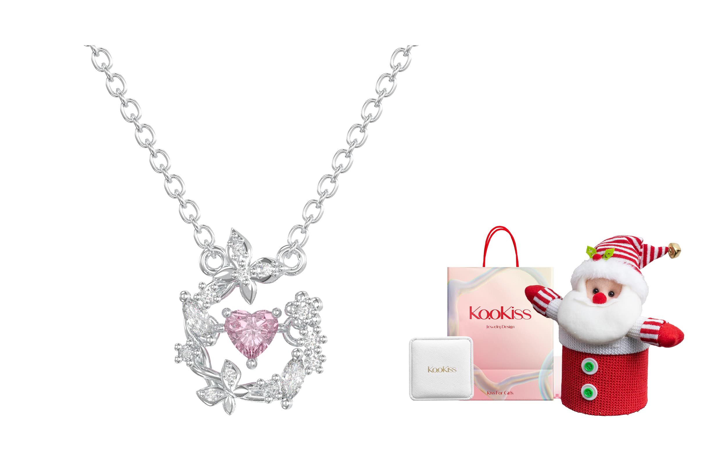 KOOKISS S925 Серебро/Сплав Ожерелья Унисекс Серебро