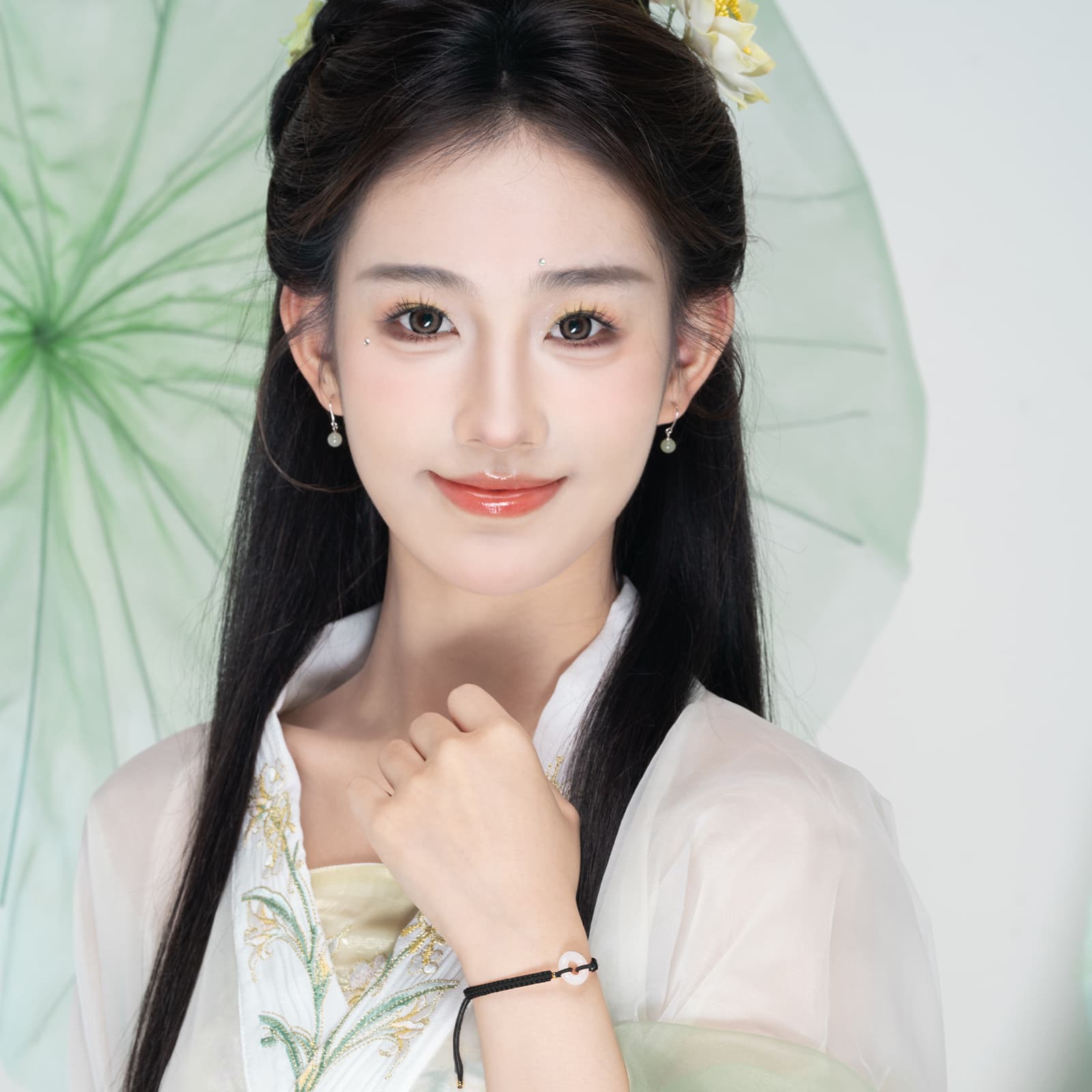 Jodie&Kevin плетеный браслет с цветной глазурью унисекс черный красный