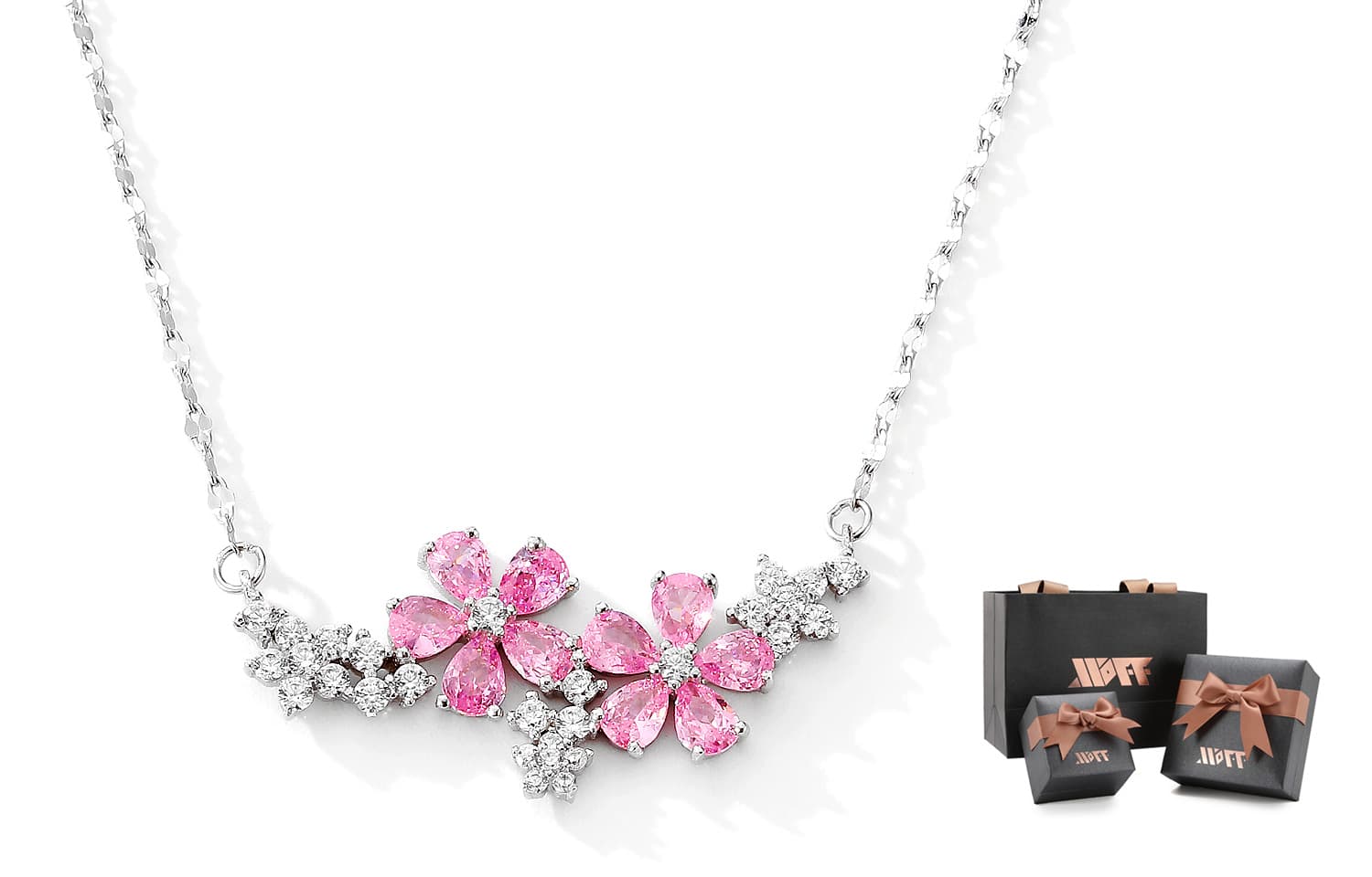 XXOFF Браслеты из медного сплава женские розовые белые