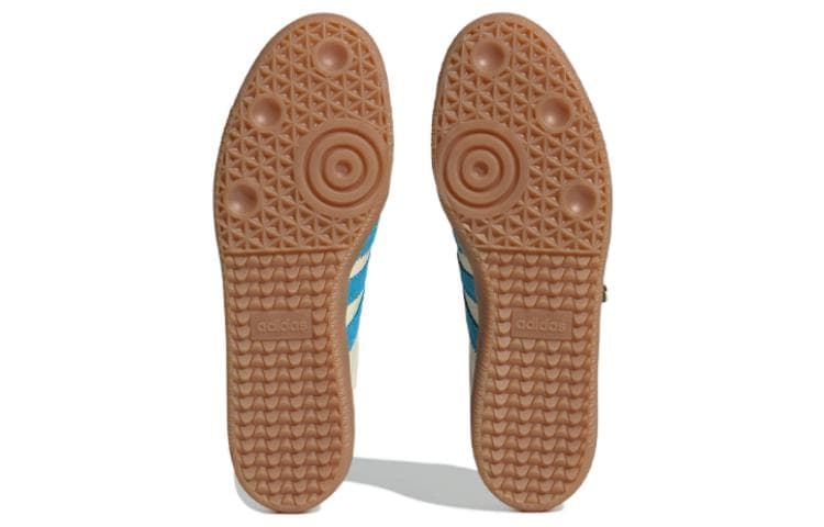 Adidas Sporty & Rich X Adidas Samba и кремово-синий цвет