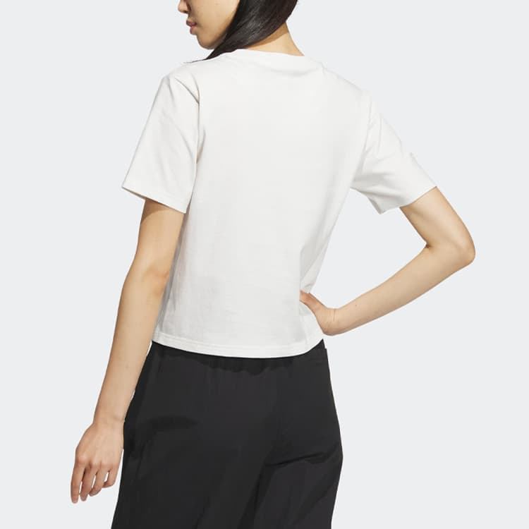 Женская уличная футболка adidas originals Cloud White