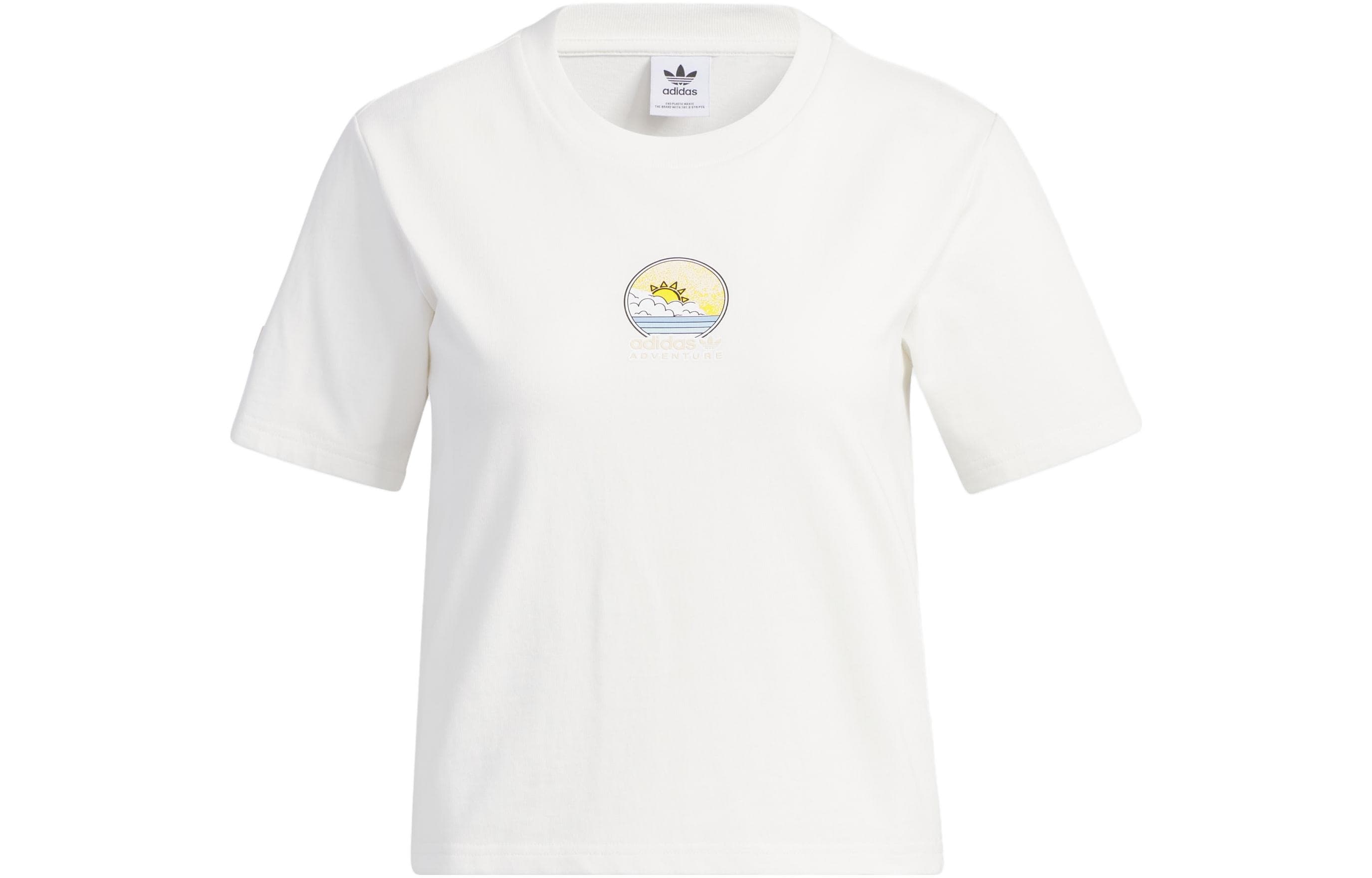 adidas originals Women's Outdoor Tee 'Cloud White'