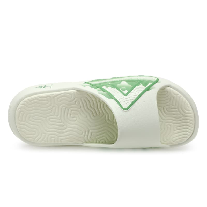 Мужские тапочки PEAK State Extreme Triangle 2.0 Quiet Slide, ярко-зеленый цвет