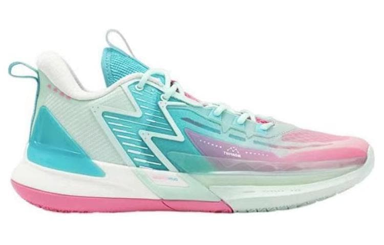 361° Big3 4.0 SWITCH Противоскользящие износостойкие низкие баскетбольные кроссовки мужские розовые зеленые