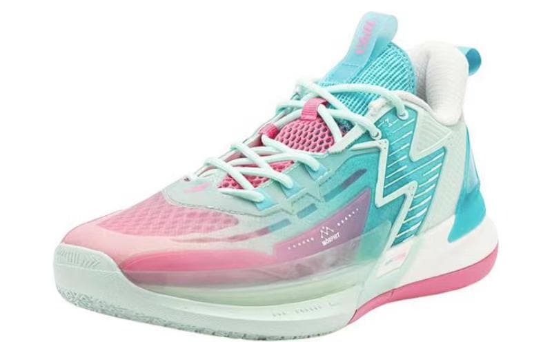 361° Big3 4.0 SWITCH Противоскользящие износостойкие низкие баскетбольные кроссовки мужские розовые зеленые