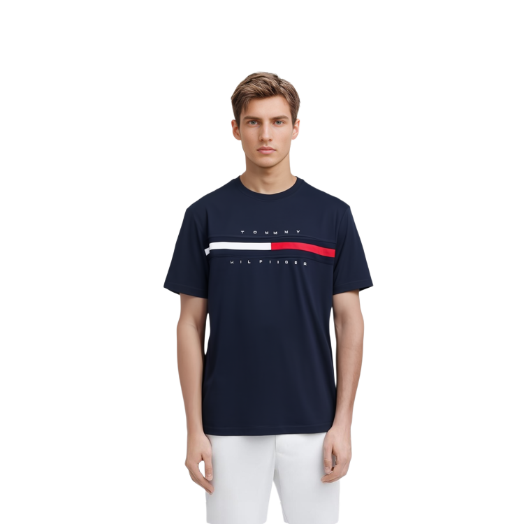 Tommy Hilfiger Футболка Мужская Темно-Синяя