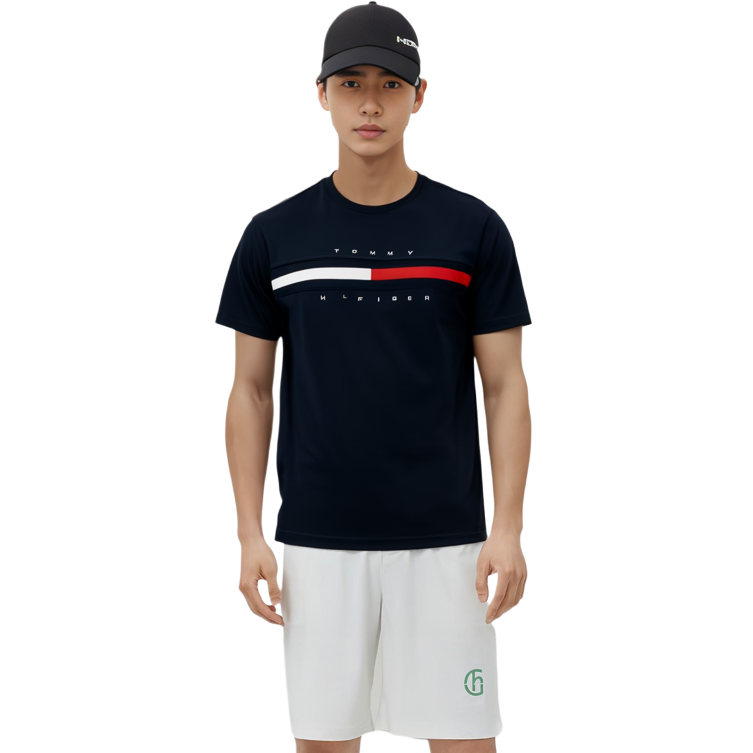 Tommy Hilfiger Футболка Мужская Темно-Синяя