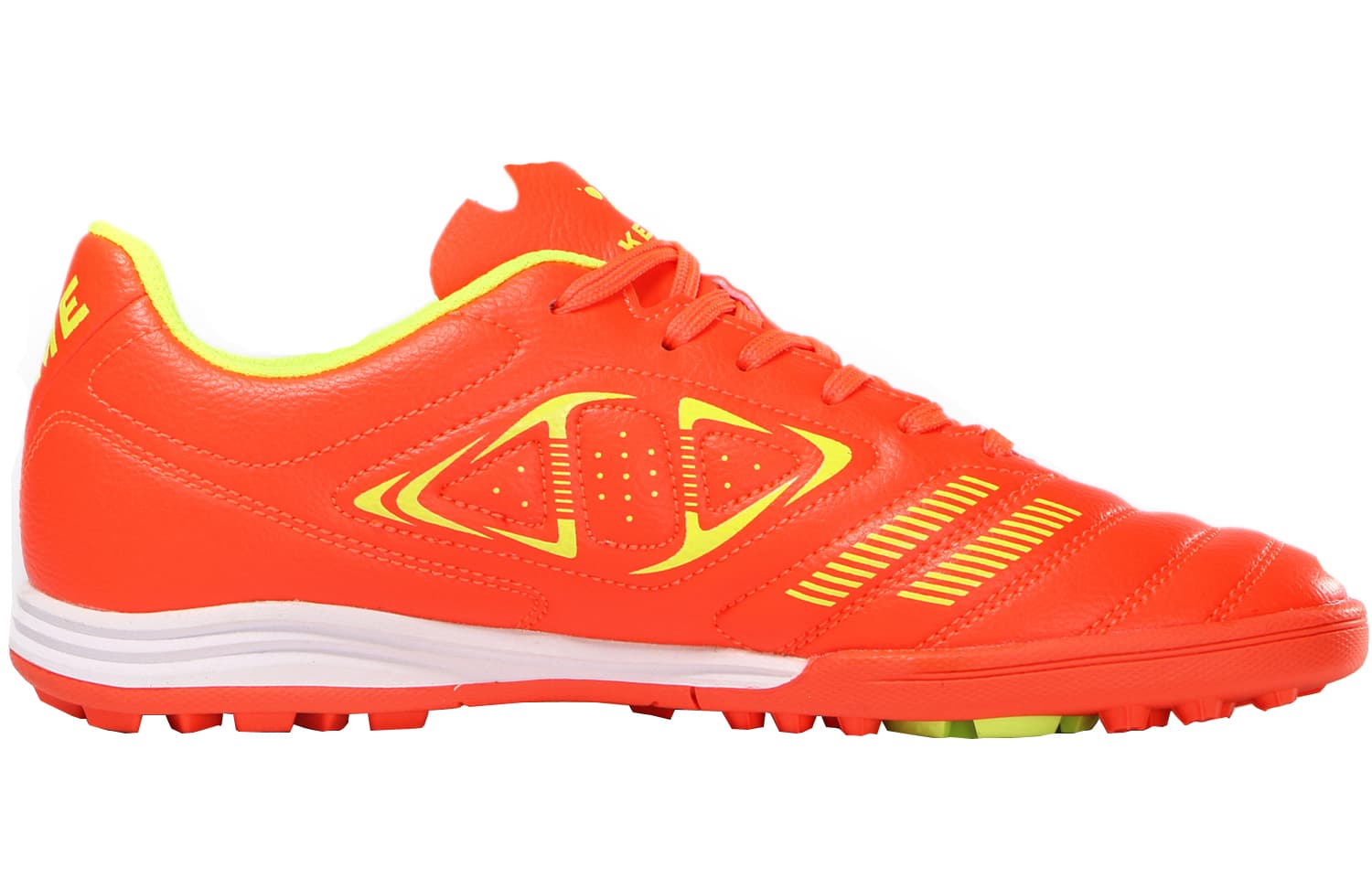 KELME TF резиновые сломанные шпильки, амортизирующие, противоскользящие, устойчивые к истиранию, дышащие футбольные бутсы унисекс, оранжевый