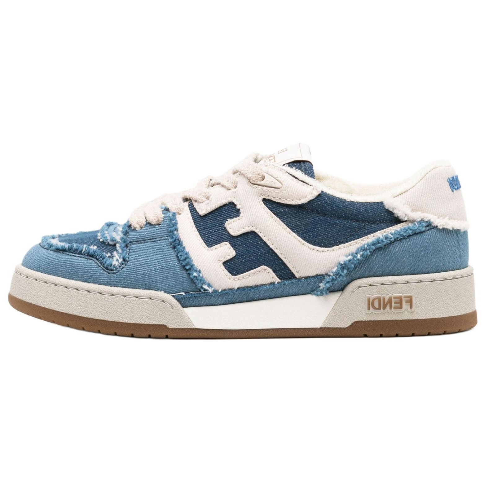 FENDI Match Low Top 'Blue Denim'