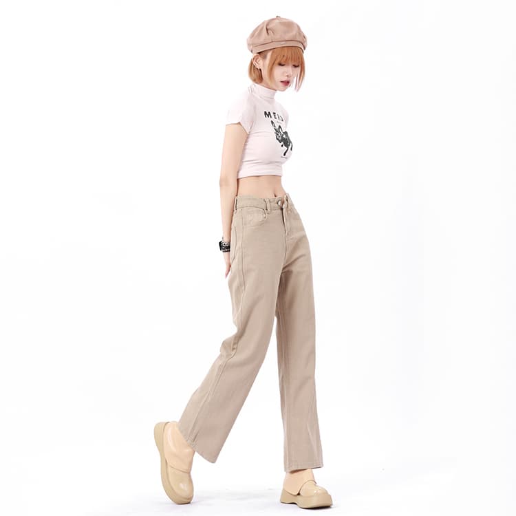 MIMOSA CHUR Джинсы женские хаки