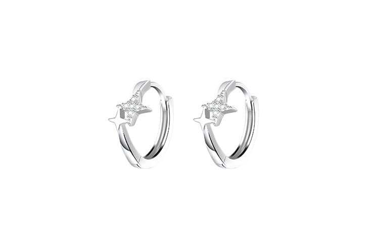 TRUE ME 999 Fine Silver Earrings Women's