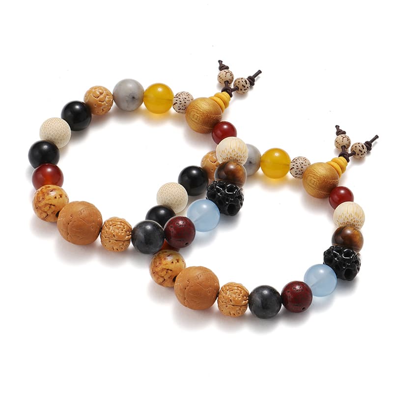 CAROMAY Star Moon Bodhi Seeds Браслеты унисекс