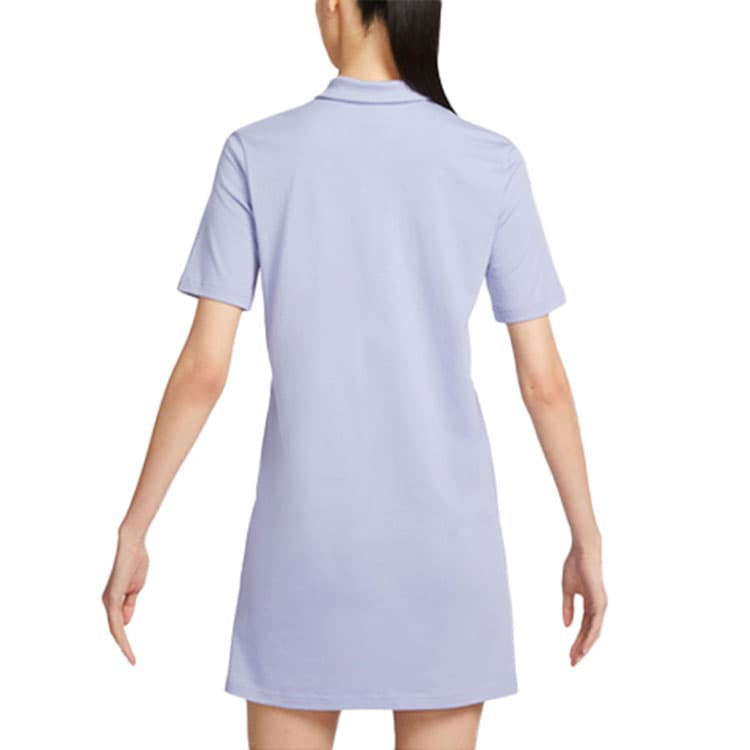 Женское платье с короткими рукавами Nike Sportswear серо-синее