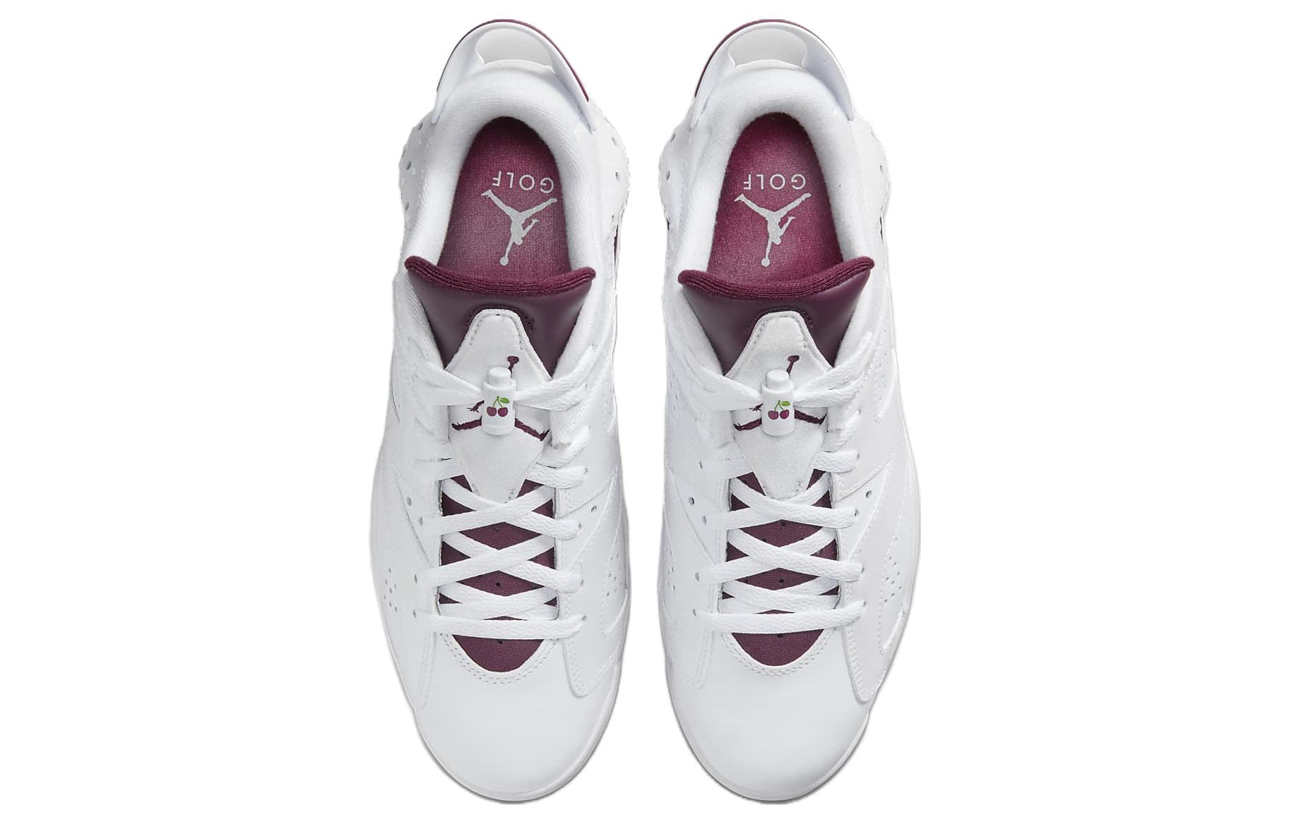 Кроссовки Air Jordan 6 Retro Golf «Бордо»
