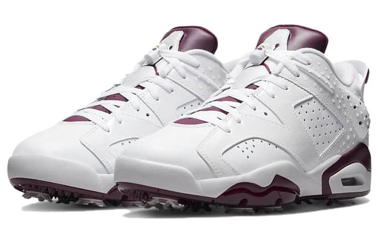 Кроссовки Air Jordan 6 Retro Golf «Бордо»