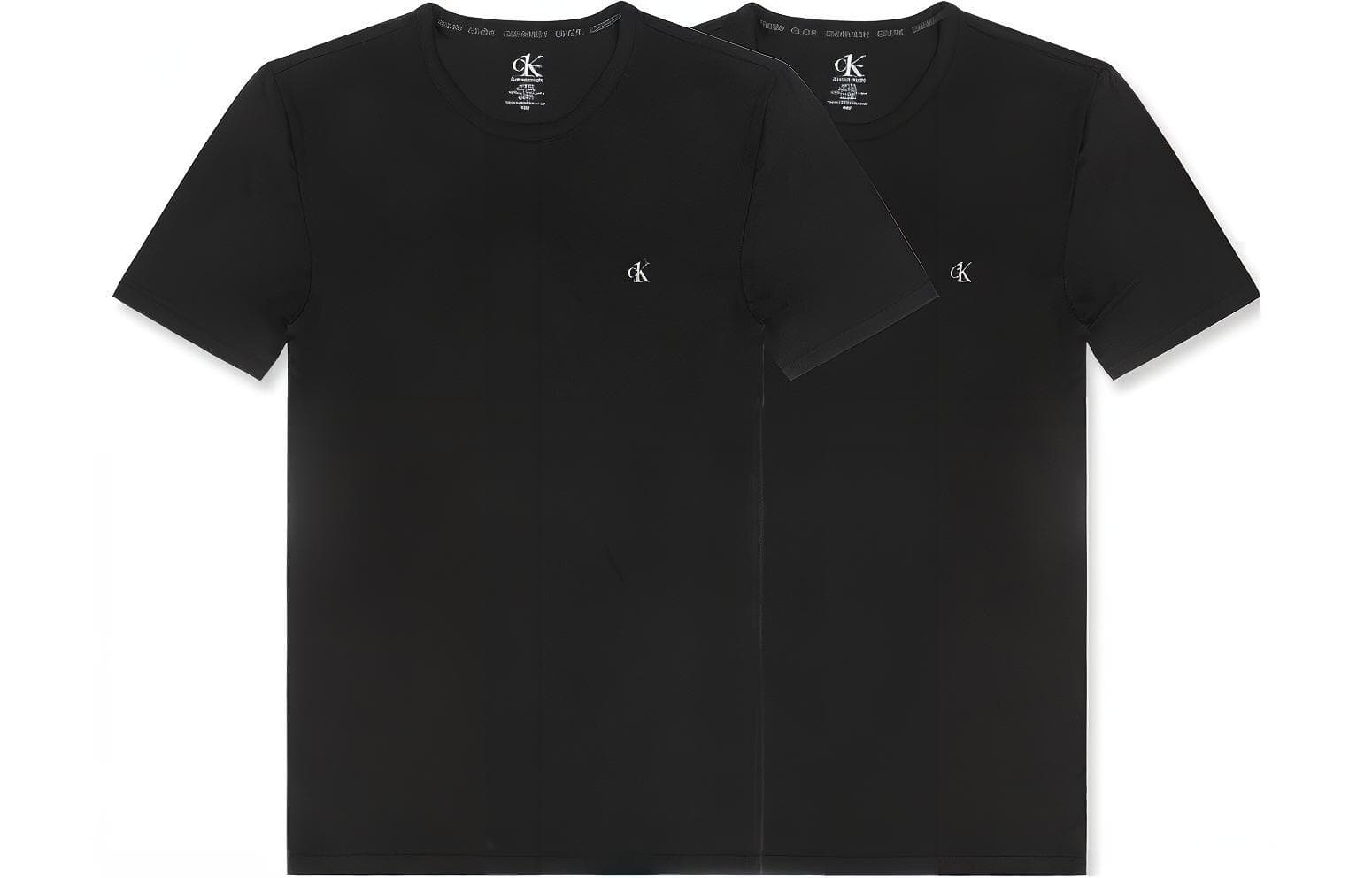 CALVIN KLEIN T Shirt Men's 2 Pack Black