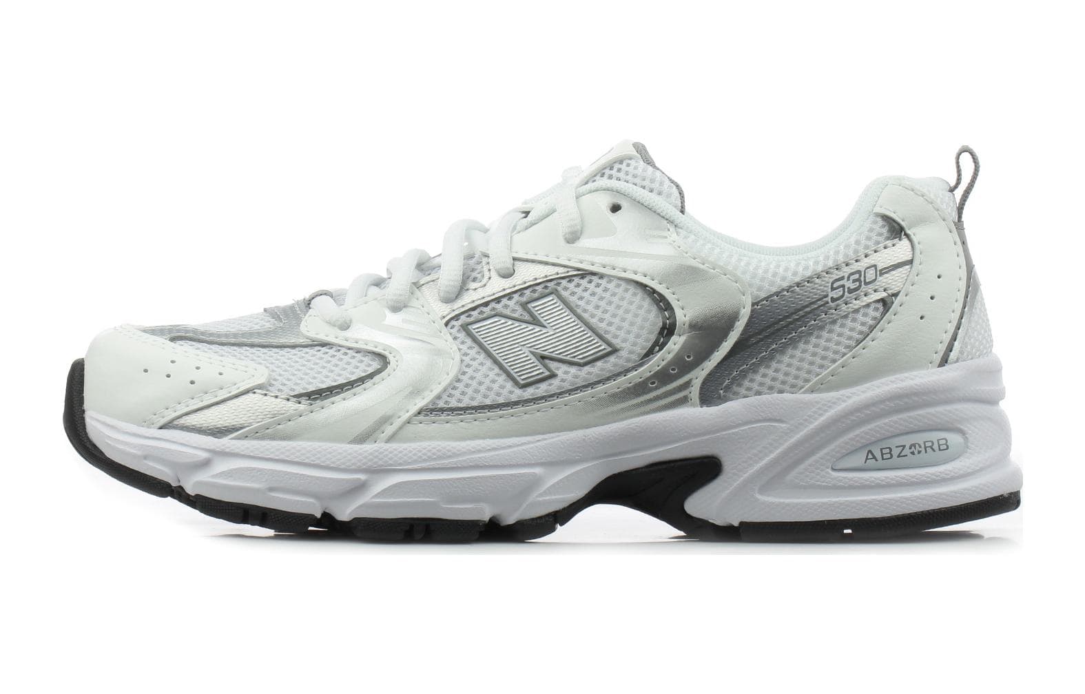 New Balance 530 White Silver GS