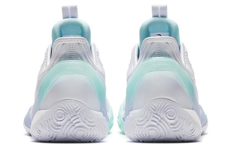 ANTA Three point Rain1.0 Баскетбольные кроссовки мужские низкие белые/зеленые