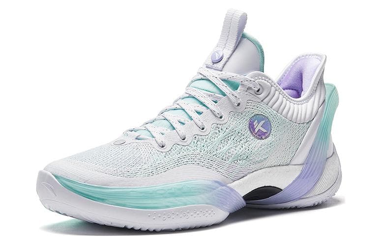 ANTA Three point Rain1.0 Баскетбольные кроссовки мужские низкие белые/зеленые