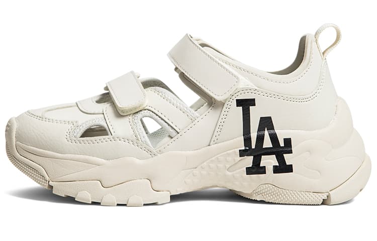 MLB Sandal Chunky Mask Breathable Sports Sandals Unisex Cream