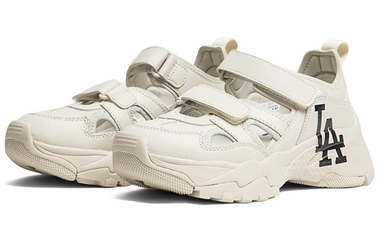 MLB Sandal Chunky Mask Дышащие спортивные сандалии унисекс кремового цвета