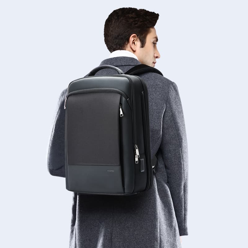 Рюкзак BOPAI тканевый мужской черный