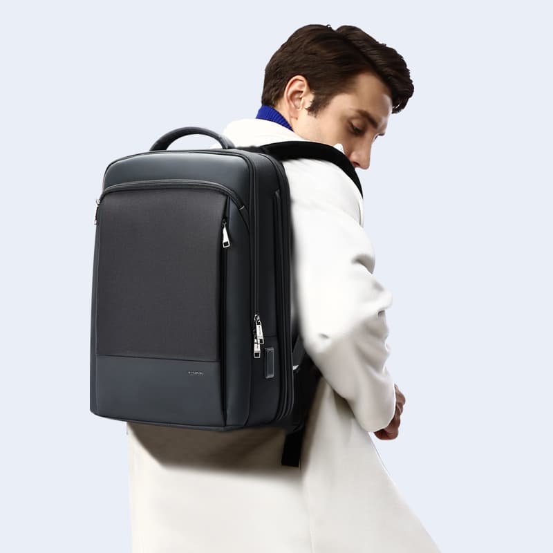 Рюкзак BOPAI тканевый мужской черный