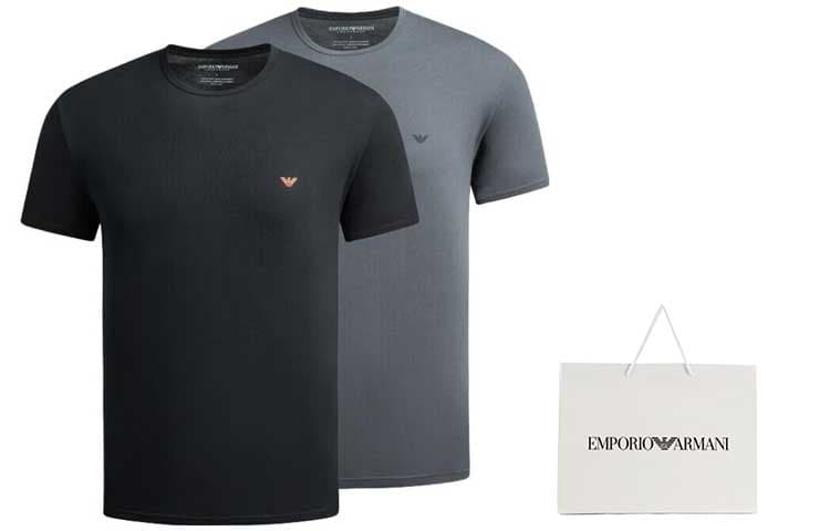 EMPORIO ARMANI SS23 - набор из 2 мужских футболок