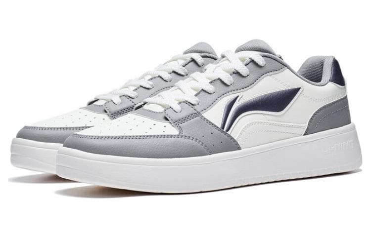 Подкладка Acer Truncatum, нескользящие, износостойкие, амортизирующие низкие туфли для скейтборда, мужские, белые, серые