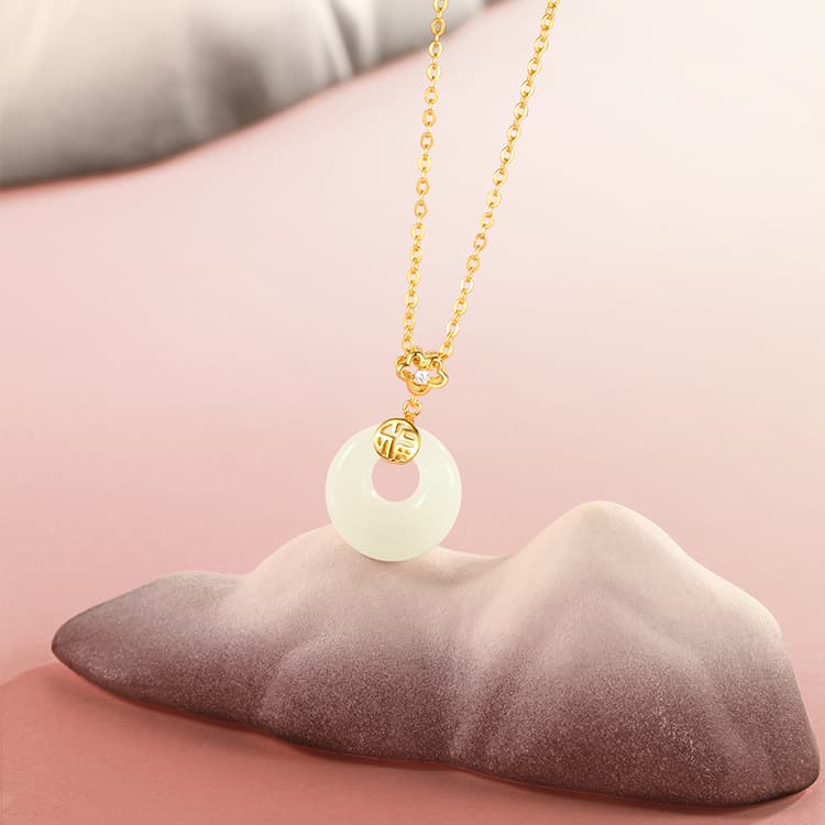 Ожерелья из зеленого нефрита Gongzhu Hetian, женские