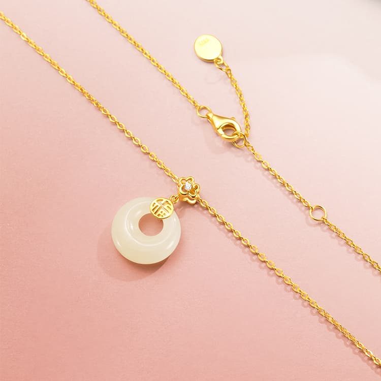 Ожерелья из зеленого нефрита Gongzhu Hetian, женские